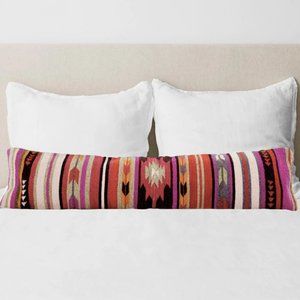 Oversized lumbar pillow from Citizenry (BAYA)